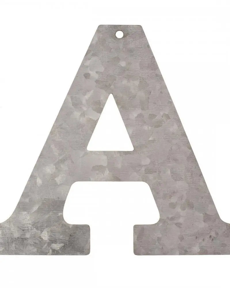 Metall Buchstabe verzinkt A 12x0,1cm