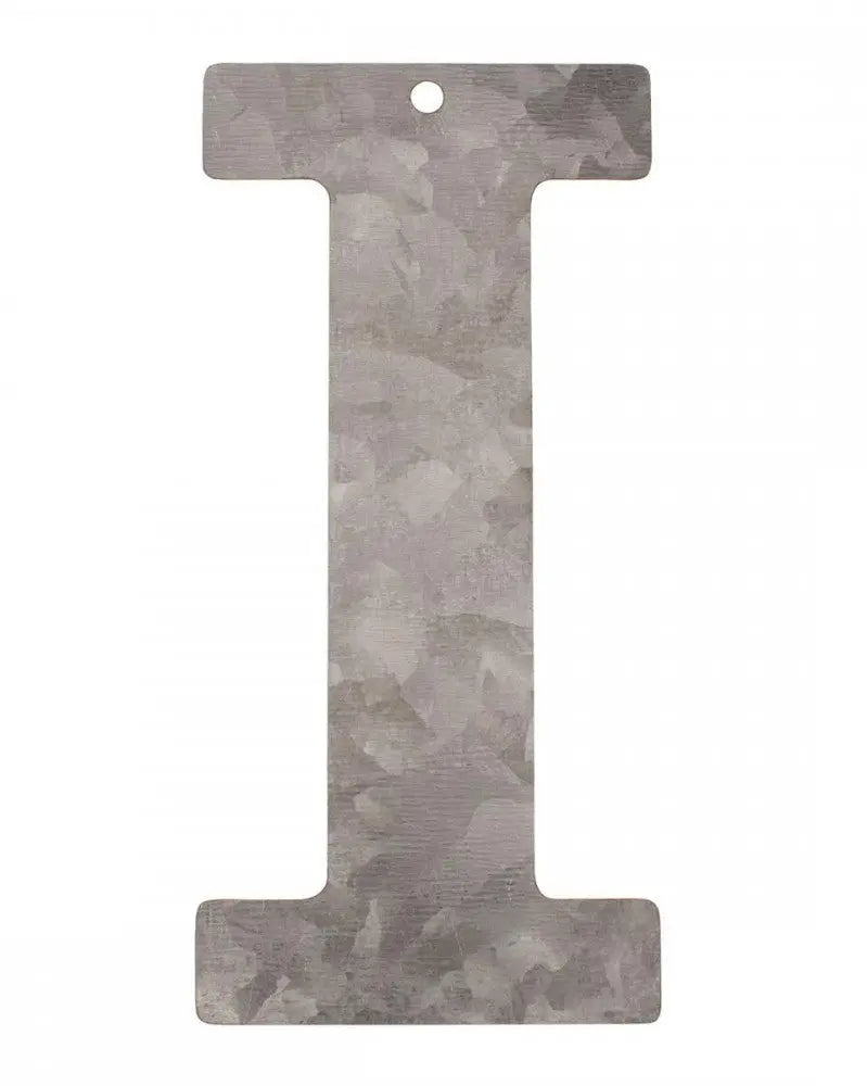 Metall Buchstabe verzinkt I 12x0,1cm
