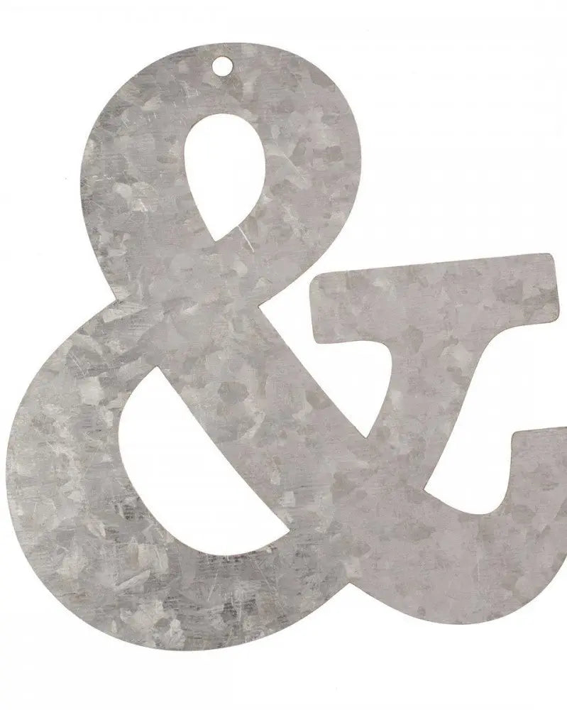Metall Buchstabe verzinkt & 12x0,1cm