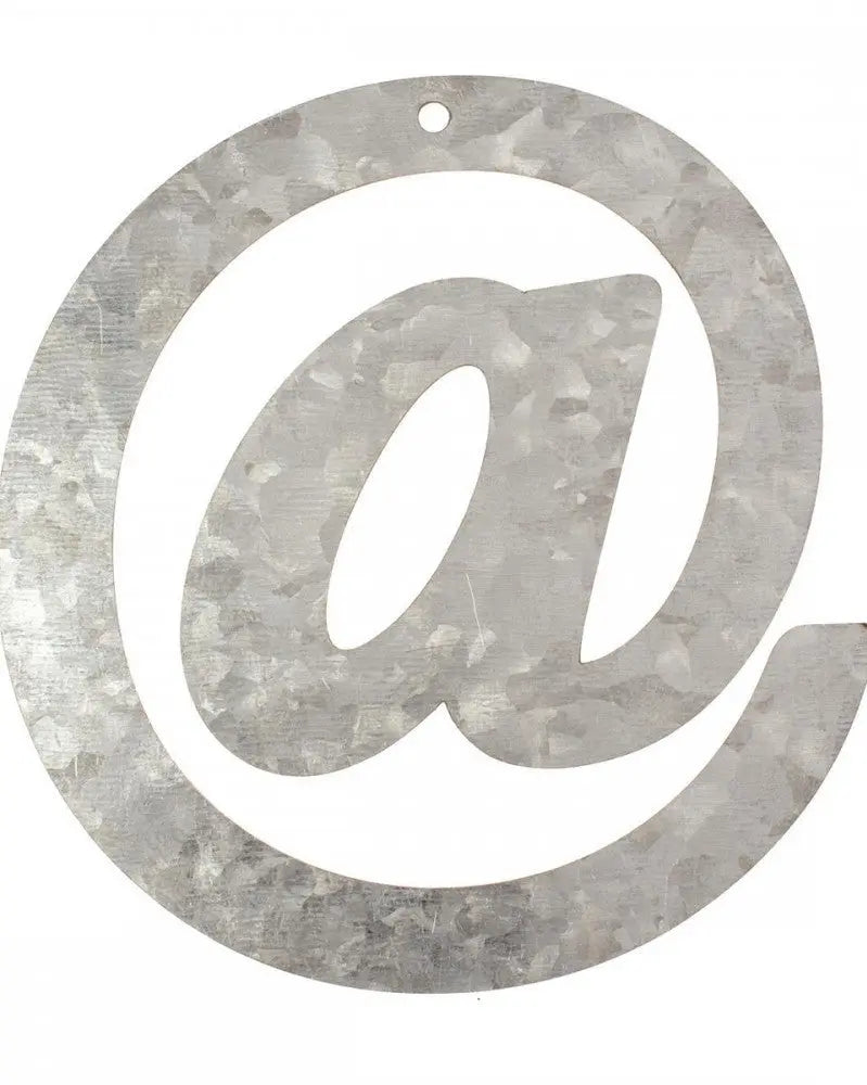 Metall Buchstabe verzinkt @ 12x0,1cm