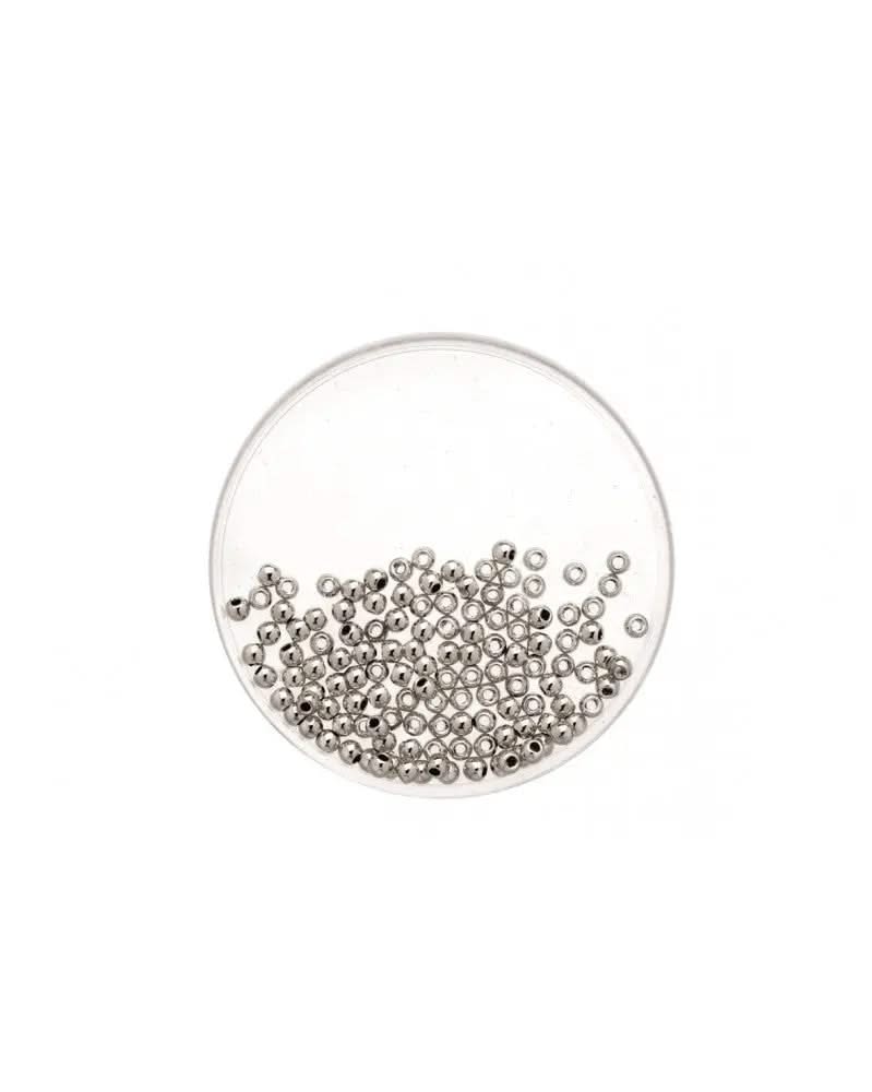 Metallic-Perle silberfb. 8mm - Kidis Art
