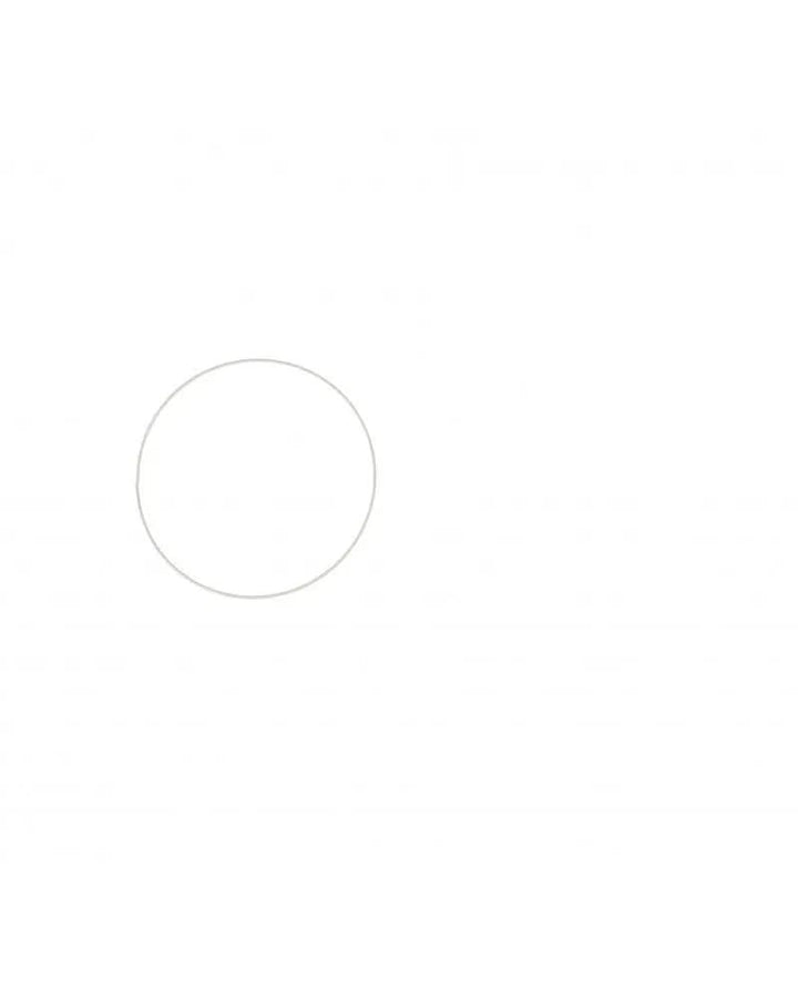 Metallring weiss, 20x0,3cm