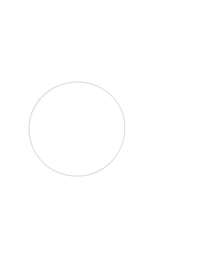 Metallring weiss, 30x0,3cm