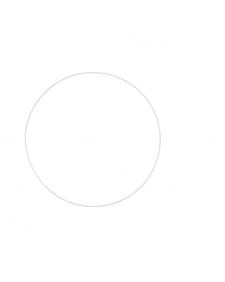 Metallring weiss, 40x0,3cm