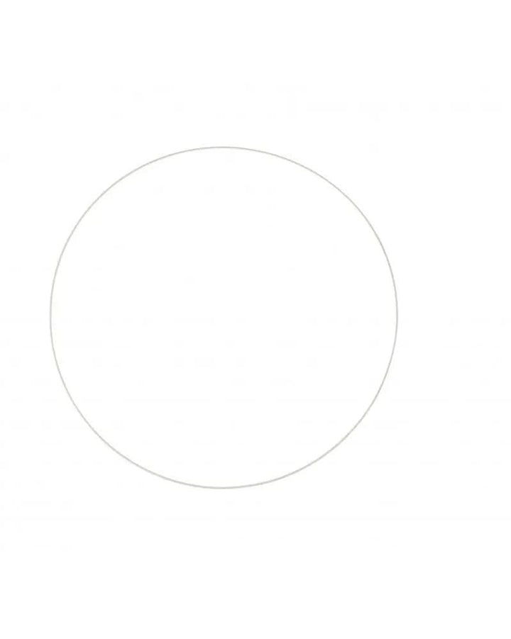 Metallring weiss, 45x0,3cm