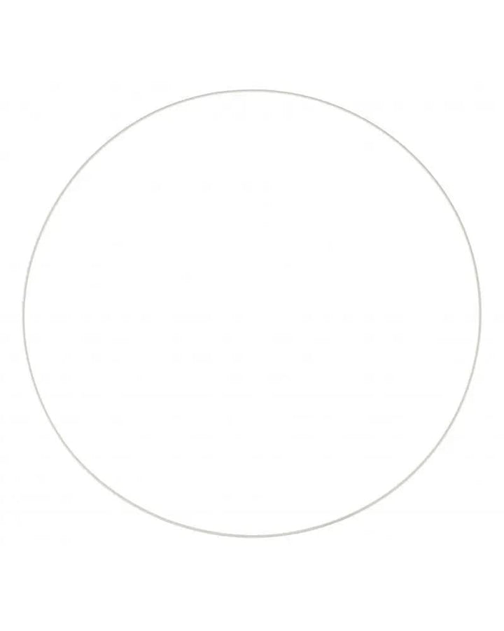 Metallring weiss, 60x0,4cm