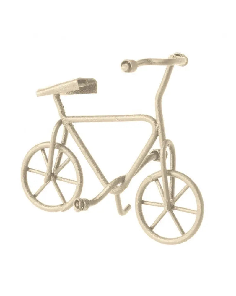 Mini-Gardening Fahrrad creme 6,5x4x5,5cm