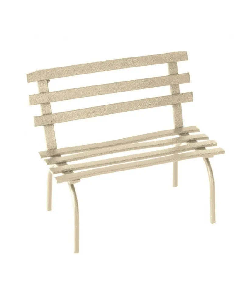 Mini-Gardening Gartenbank creme 6,5x6x4cm