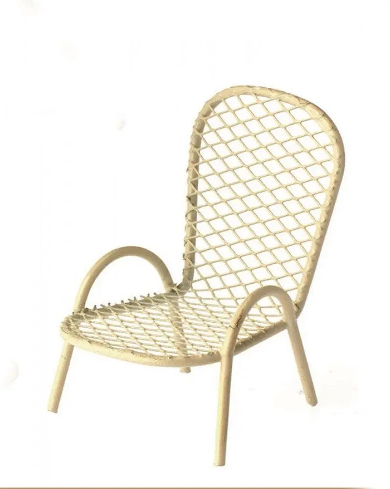 Mini-Gardening Sonnenschirm creme H 11cm, D 9cm