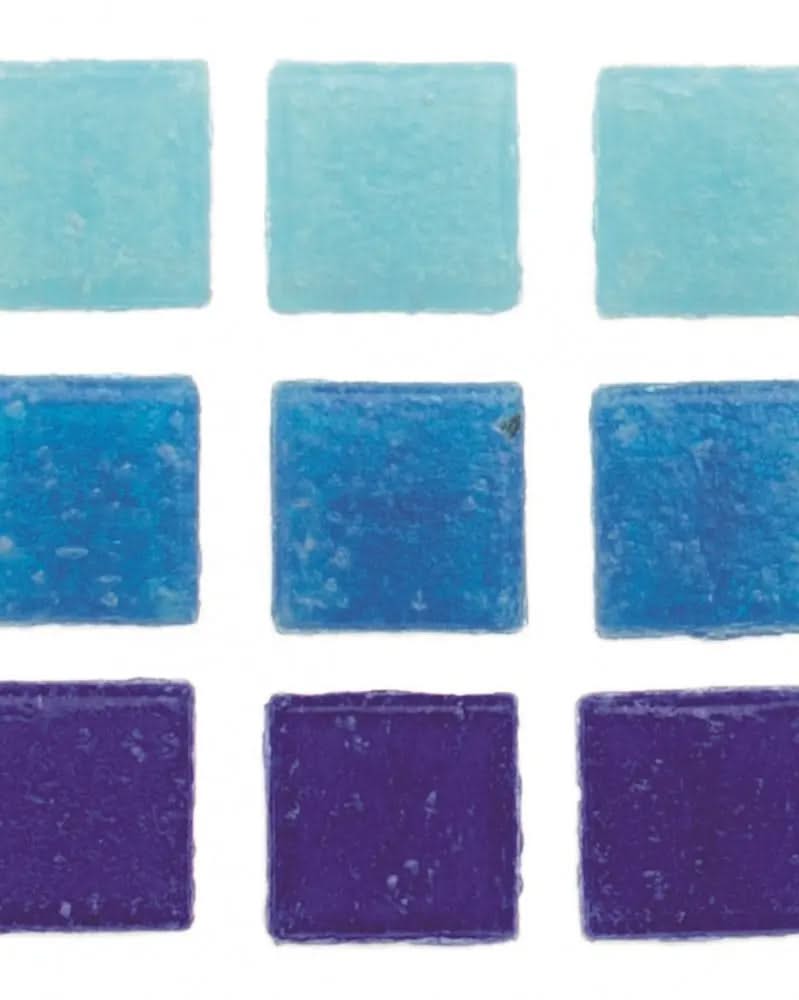 Mosaik Starter-Kit 20mm 200g blau sortiert - Kidis Art