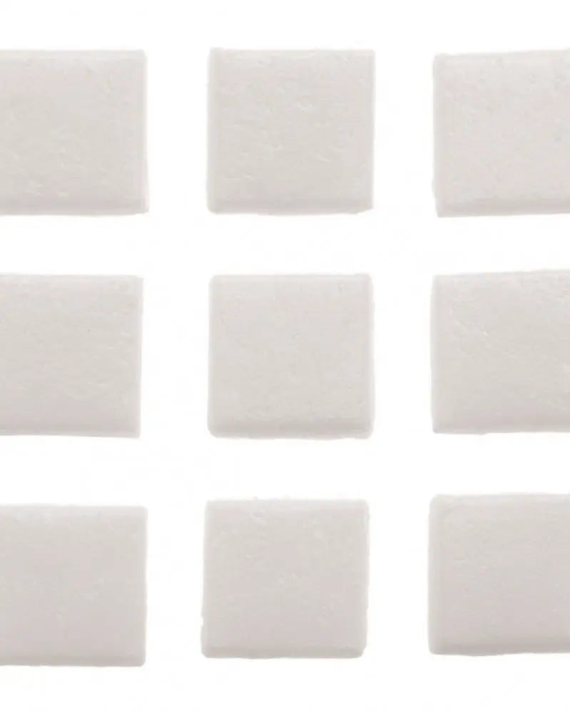 Mosaiksteine 10x10mm 100g weiss
