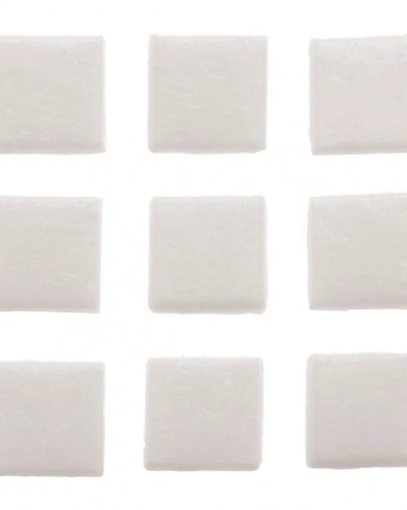 Mosaiksteine 10x10mm 100g weiss - Kidis Art