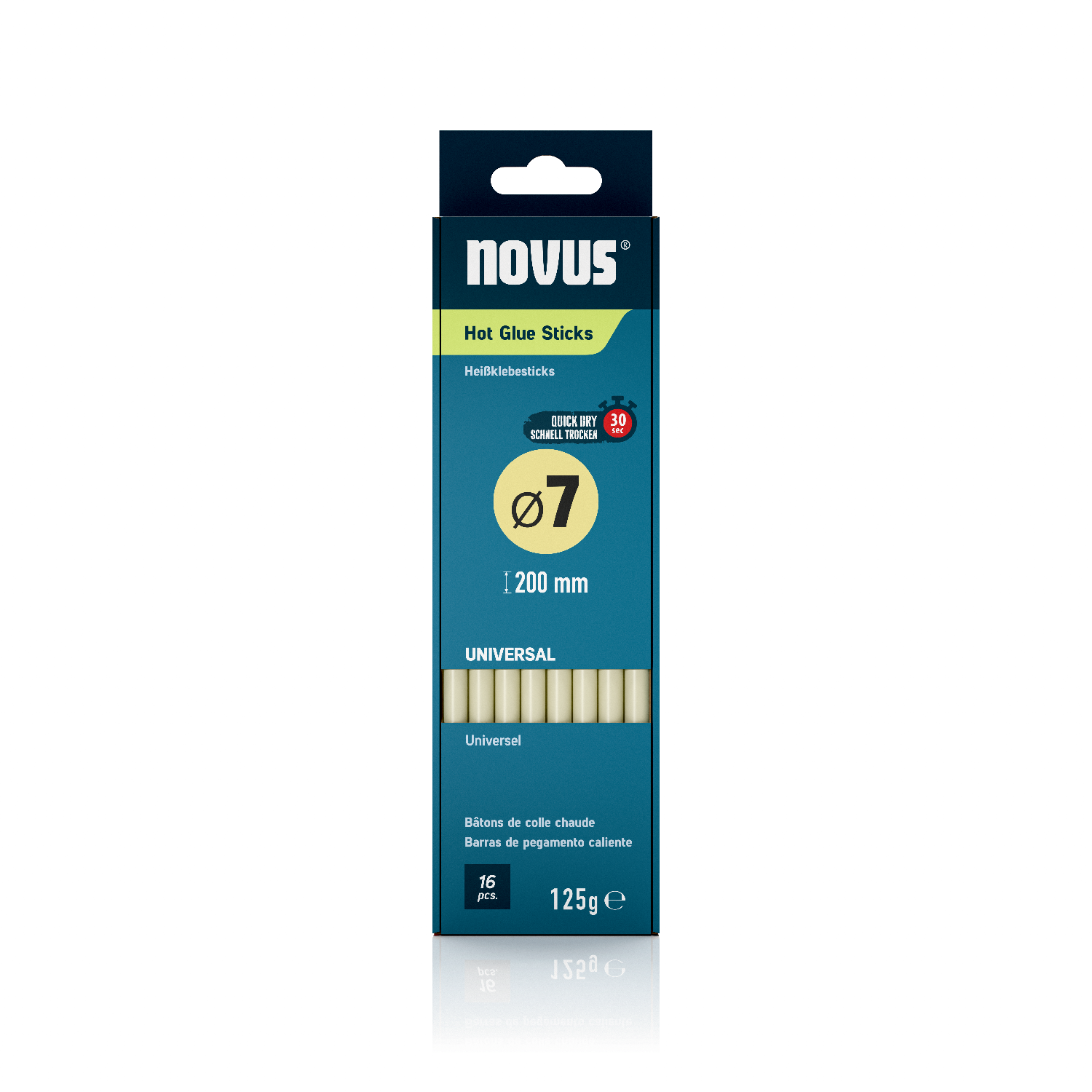 Heißklebesticks universal  7 mm,  16 Stück per Pack