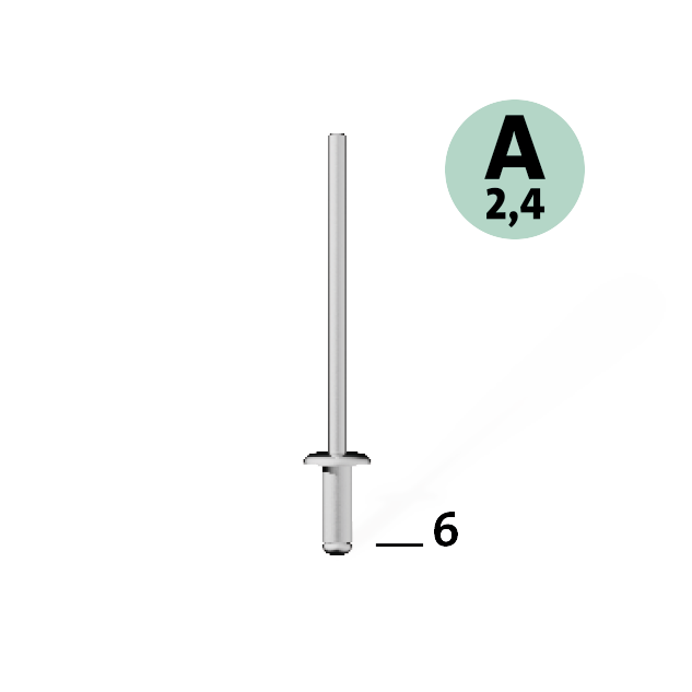 Blindniete A2,4