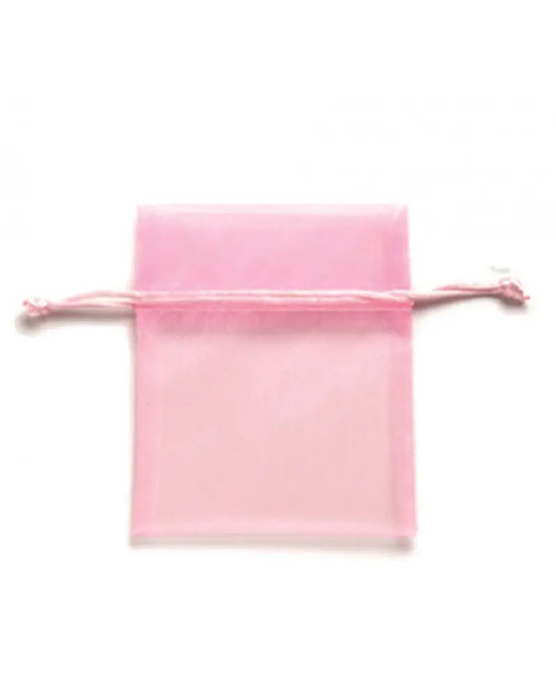 Organzasäckchen 10x12,5 cm 5Stk rosa