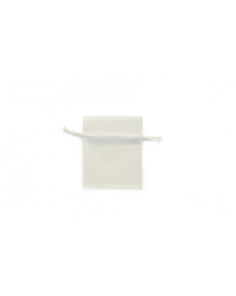 Organzasäckchen 12,5x16 cm 4Stk creme