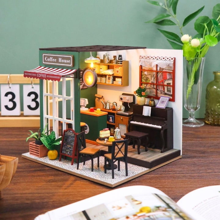 Miniaturhaus - Nachmittagskaffee - Kidis Art