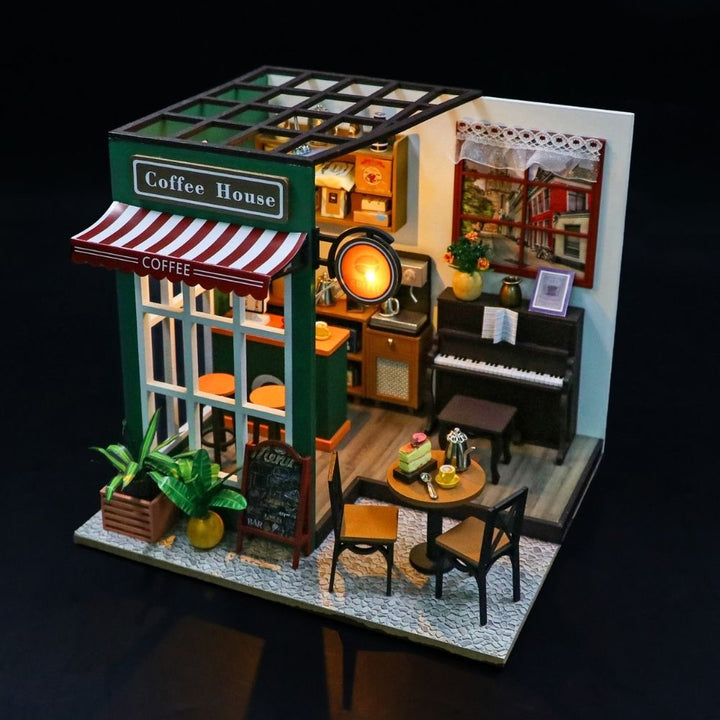 Miniaturhaus - Nachmittagskaffee - Kidis Art