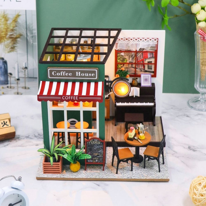 Miniaturhaus - Nachmittagskaffee - Kidis Art