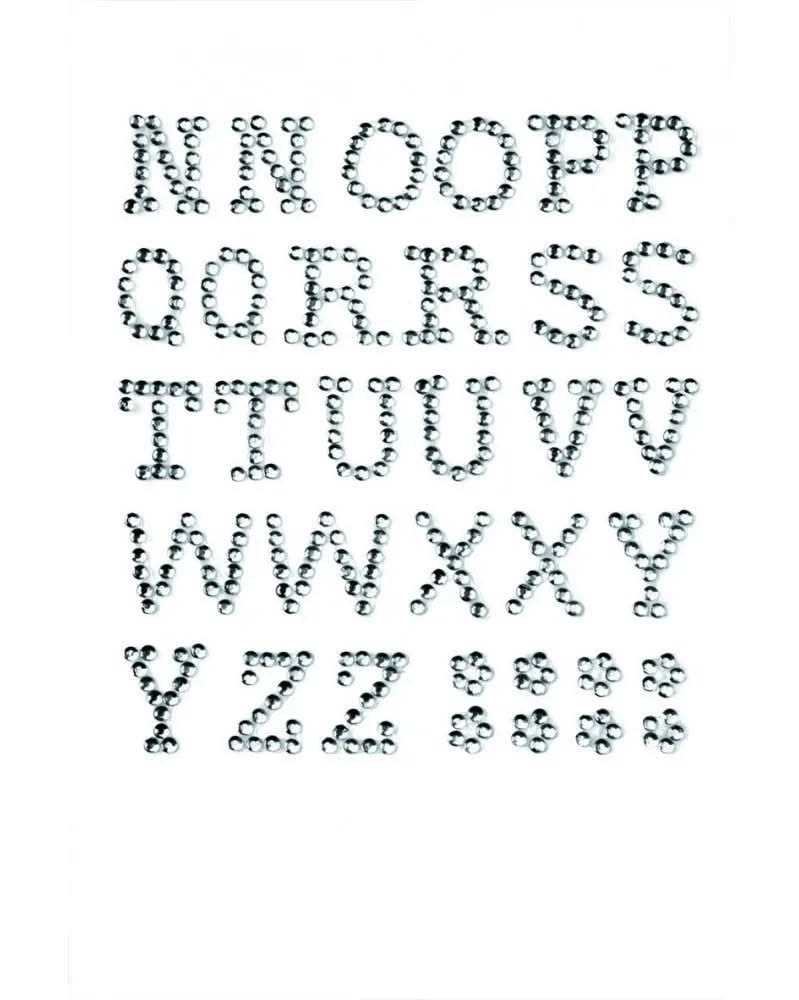 P&D Buchstabe 13mm N-Z crystal selbstklebend (je 2 Stck) - Kidis Art