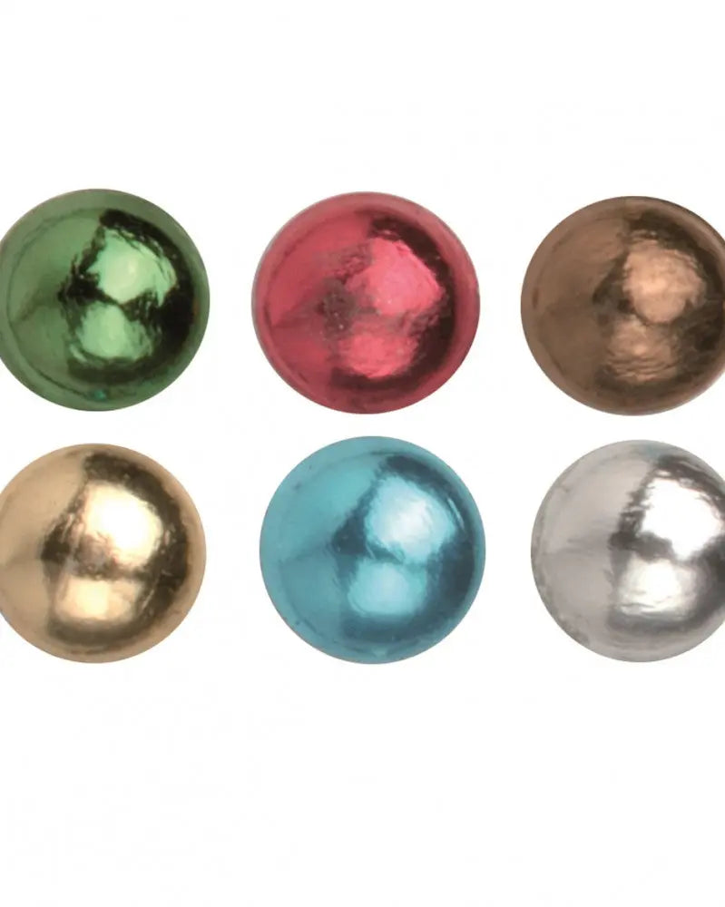 P&D Perlen halbrund 3-4mm 88St selbstklebend multicolor