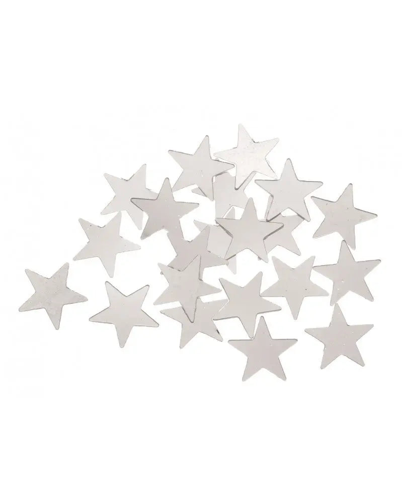 Pailletten Sterne, silberf. 11mm, 15g