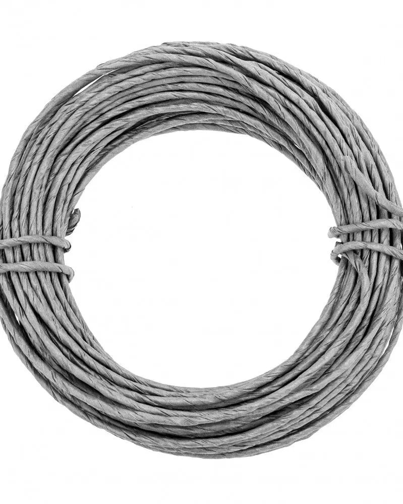 Papierdraht, 2mm, 10m silberfarben