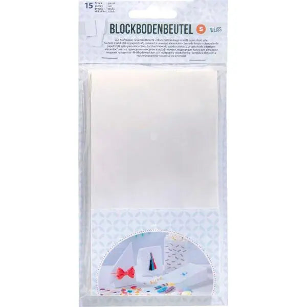 Papiertüten weiss, 15 ST