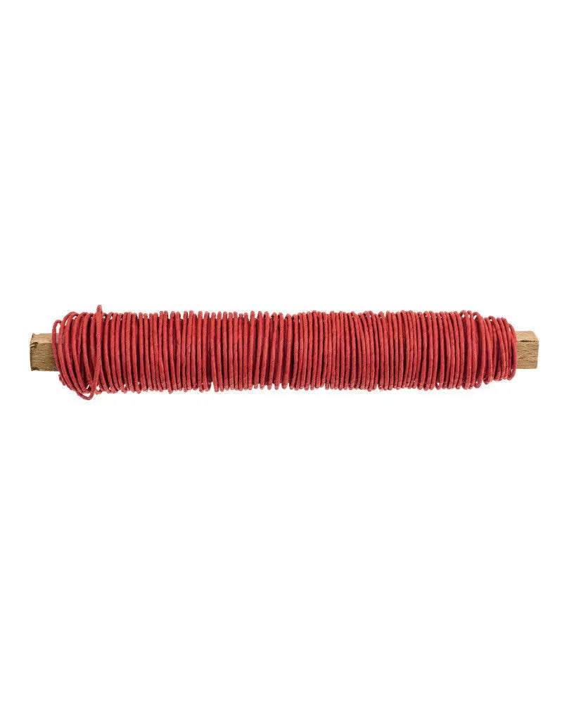 Papierwickeldraht 0,8mm, 22m rot