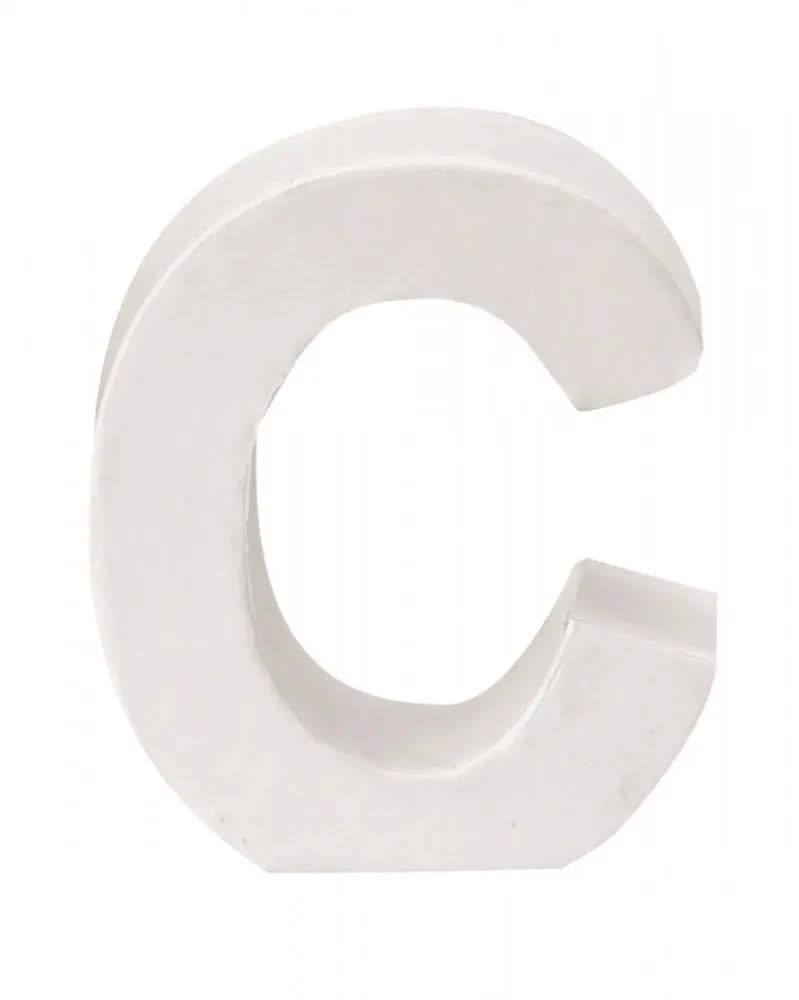 Papp-Buchstabe C 10x3,5cm FSC Mix - Kidis Art