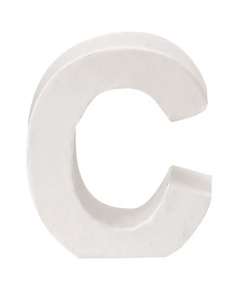 Papp-Buchstabe C 10x3,5cm FSC Mix
