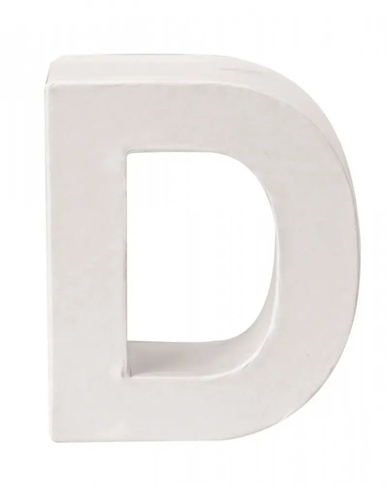 Papp-Buchstabe D 10x3,5cm FSC Mix