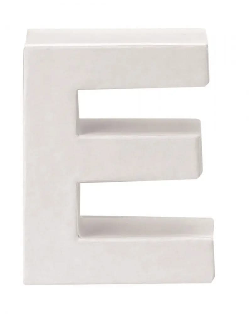 Papp-Buchstabe E 10x3,5cm FSC Mix - Kidis Art