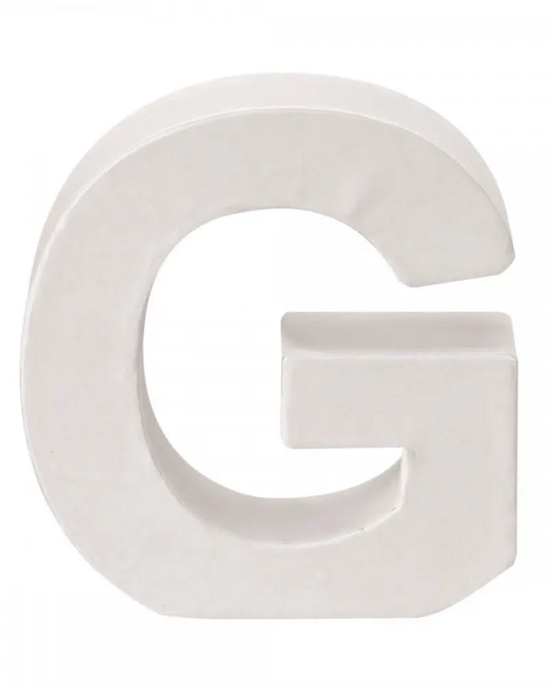 Papp-Buchstabe G 10x3,5cm FSC Mix - Kidis Art