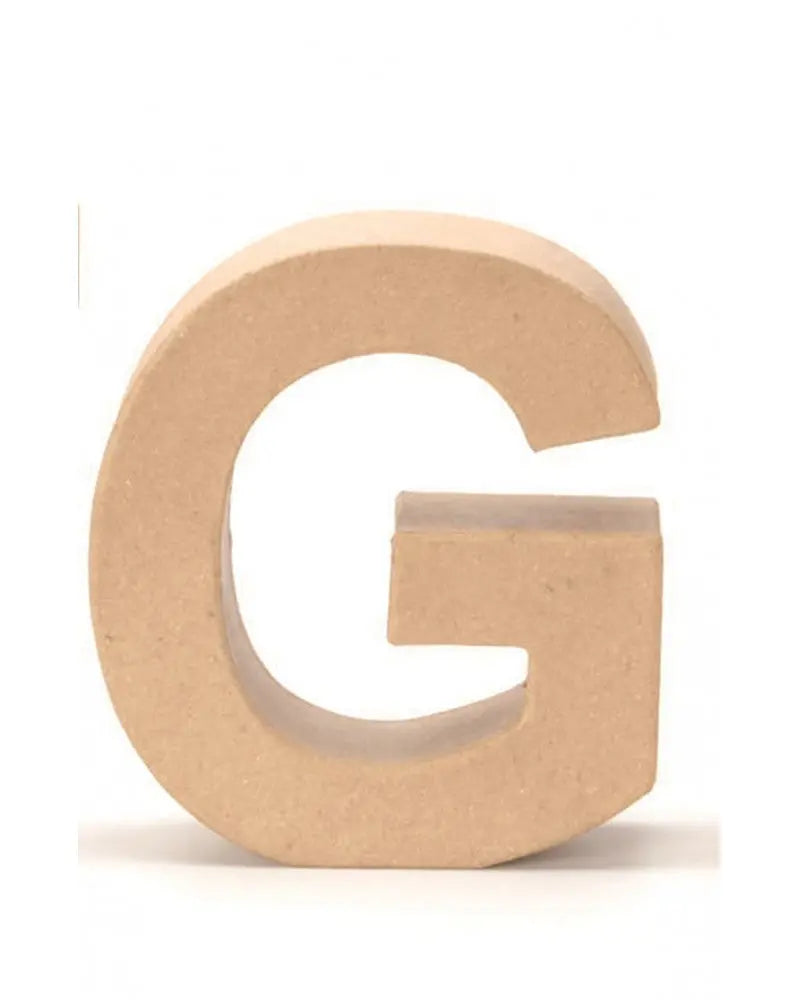 Papp-Buchstabe G 17,5X5,5cm