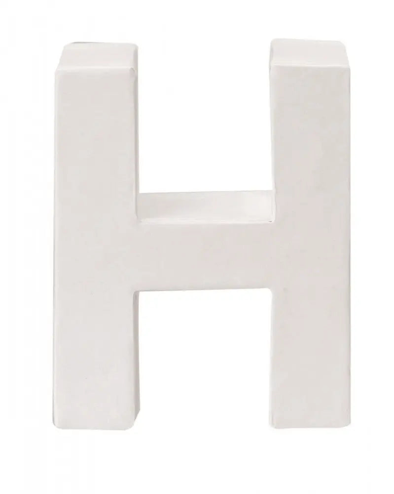 Papp-Buchstabe H 10x3,5cm FSC Mix