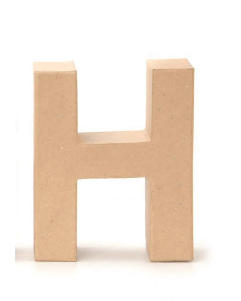 Papp-Buchstabe H 17,5X5,5cm