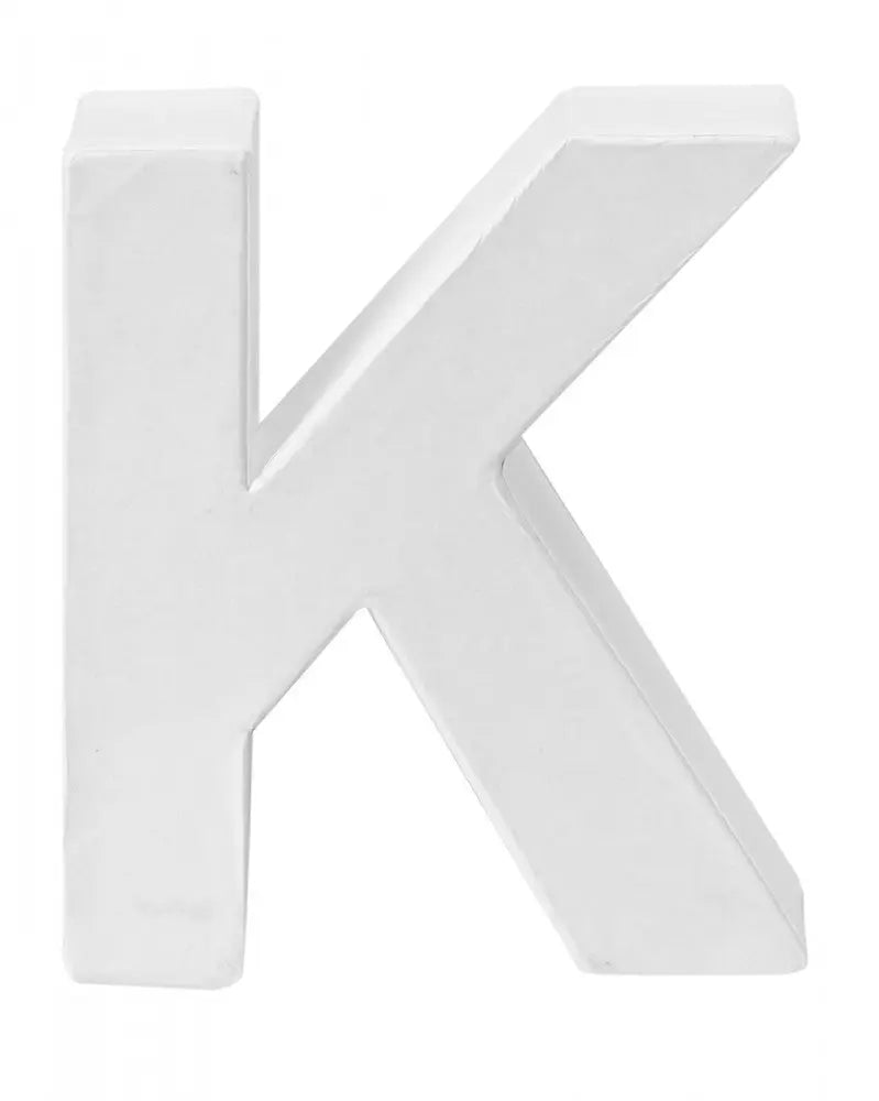 Papp-Buchstabe K 10x3,5cm FSC Mix
