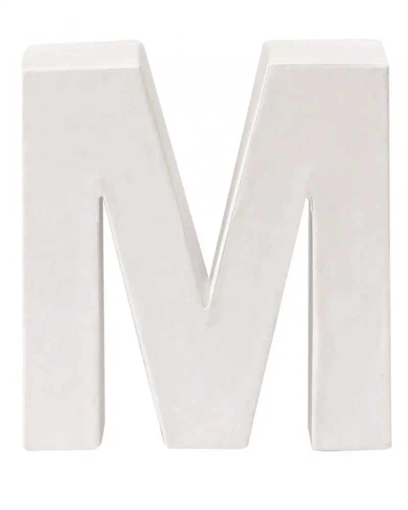 Papp-Buchstabe M 10x3,5cm FSC Mix