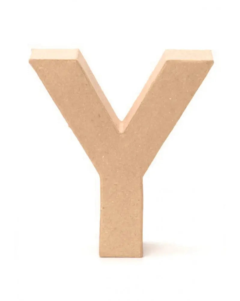 Papp-Buchstabe Y 17,5X5,5cm