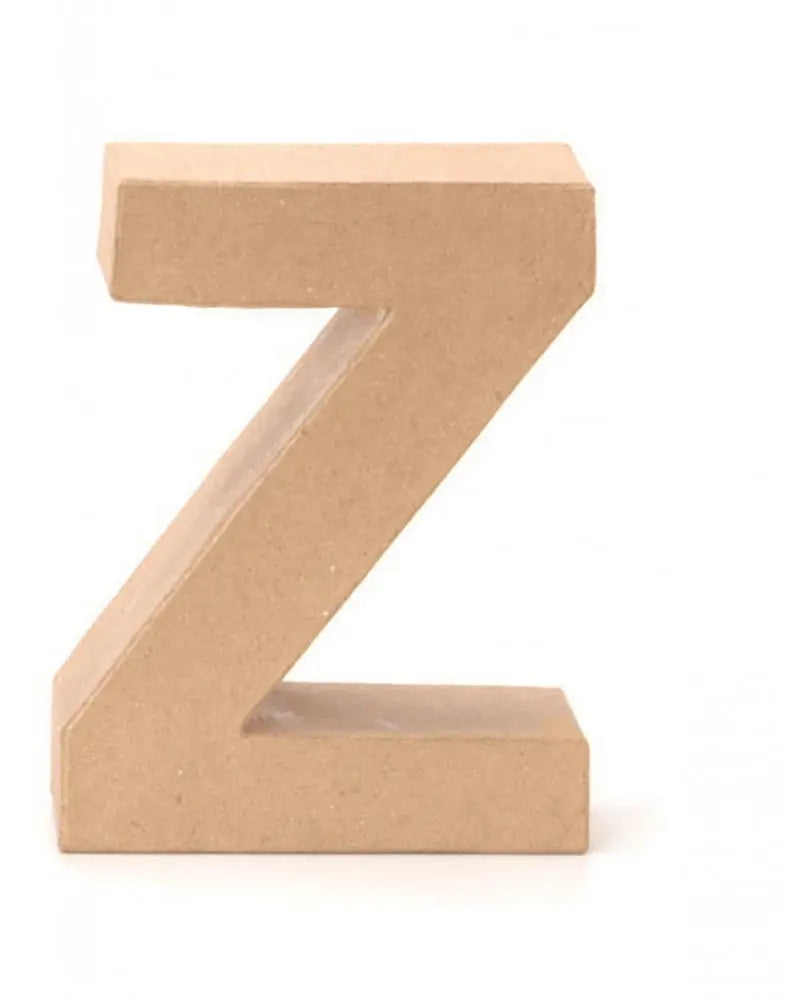 Papp-Buchstabe Z 17,5X5,5cm