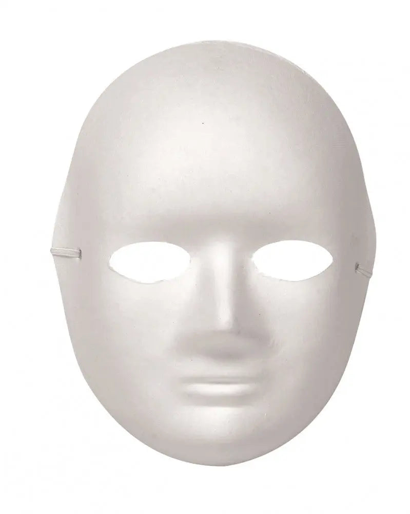 Papp-Maske Frau 17x20,5cm 1St