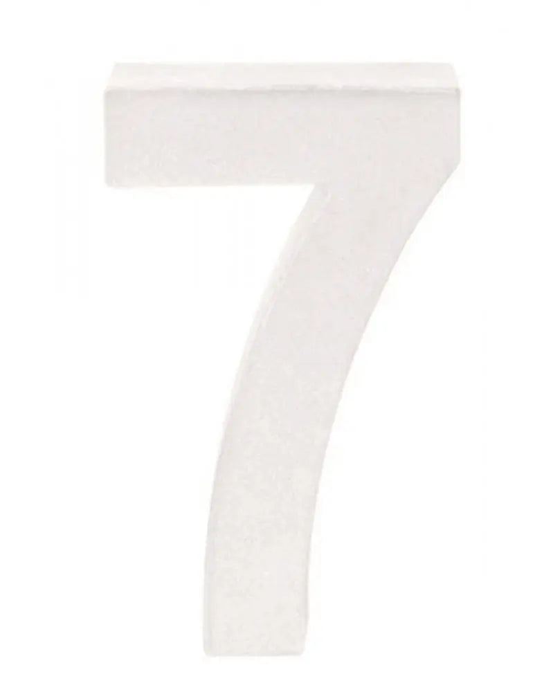 Papp-Zahl 7 10X3,5cm FSC Mix