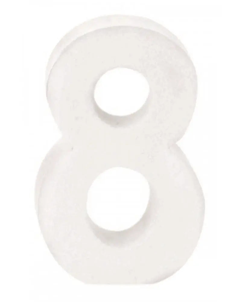 Papp-Zahl 8 10X3,5cm FSC Mix