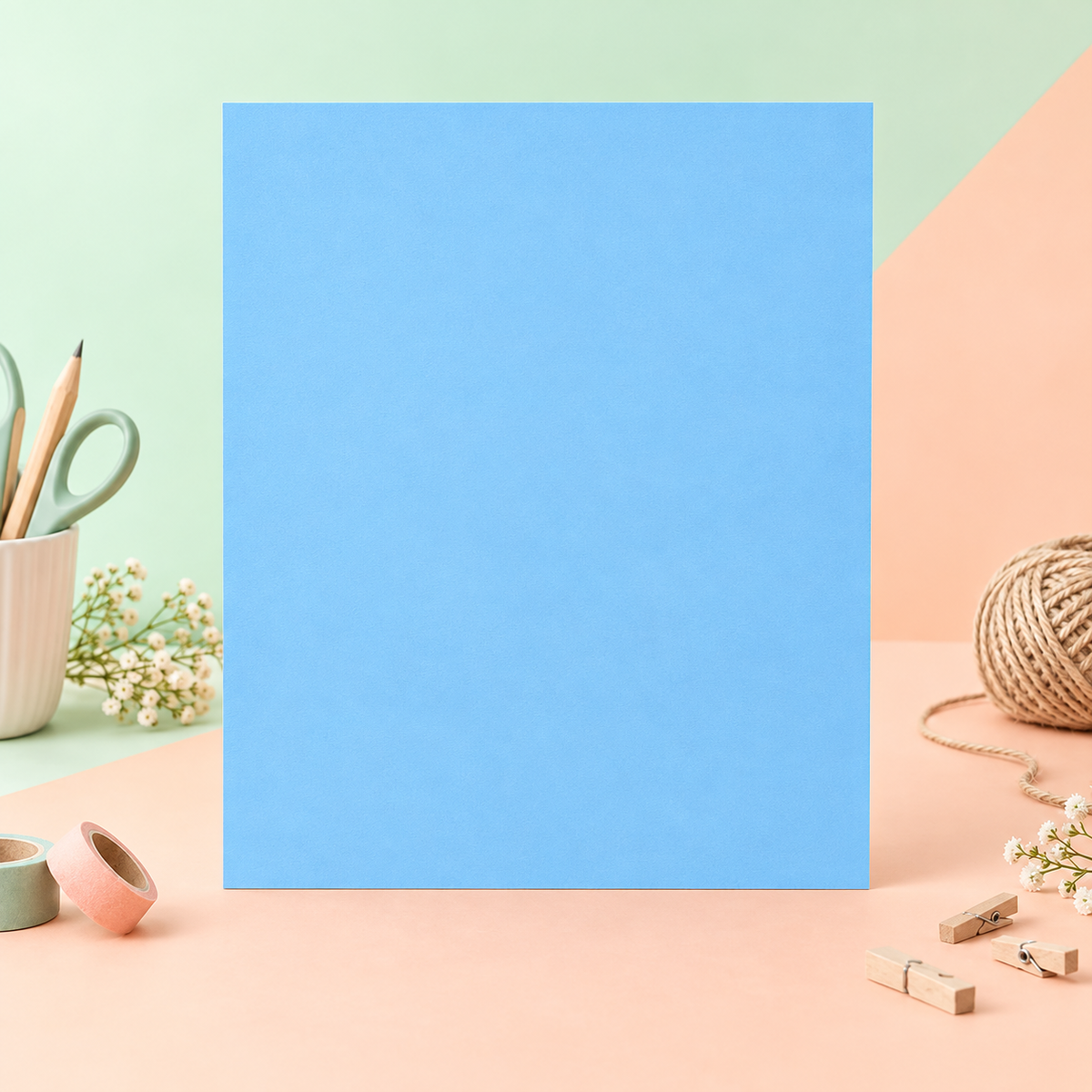 Cardstock 300g/m2 A4 sky blue