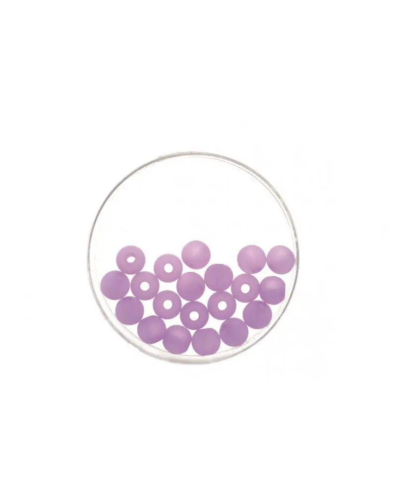Perle 6mm Polaris matt 20St flieder