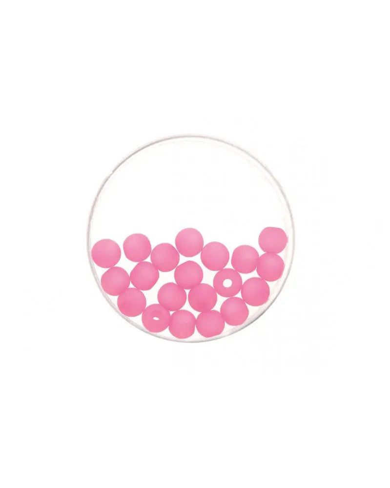 Perle 6mm Polaris matt 20St pink