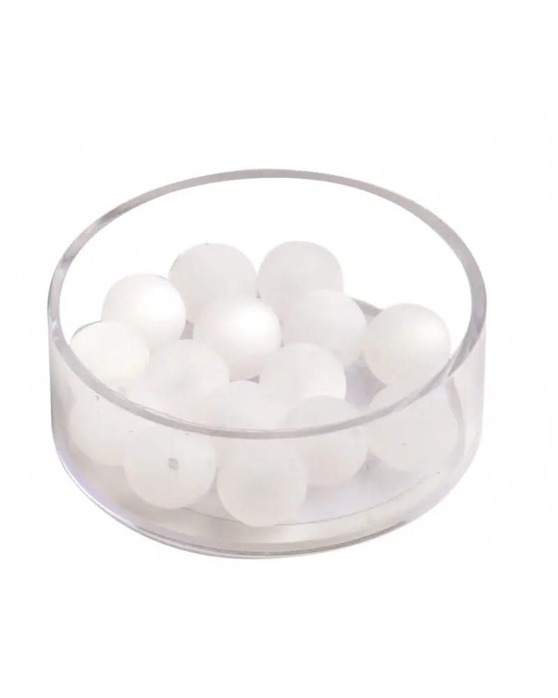 Perle 8mm Polaris matt 15St weiss - Kidis Art