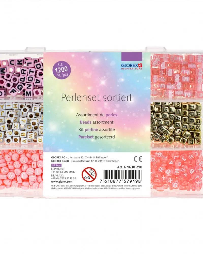Perlenset Buchstaben-Würfel - Kidis Art