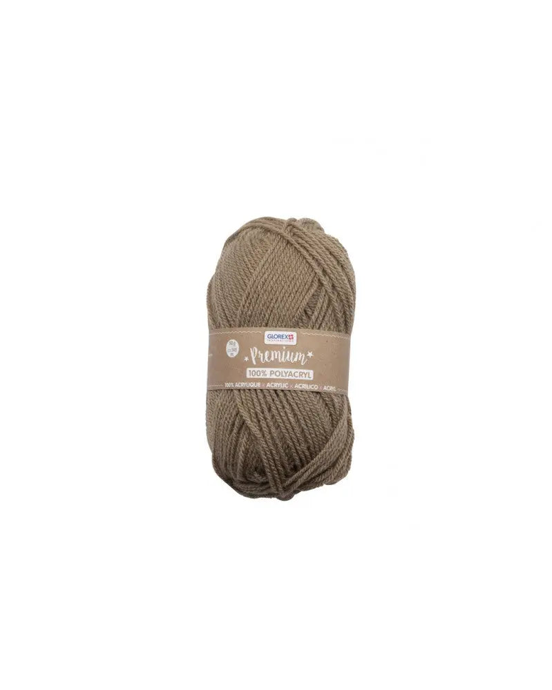 Premium 100% Acryl, 50g, braun